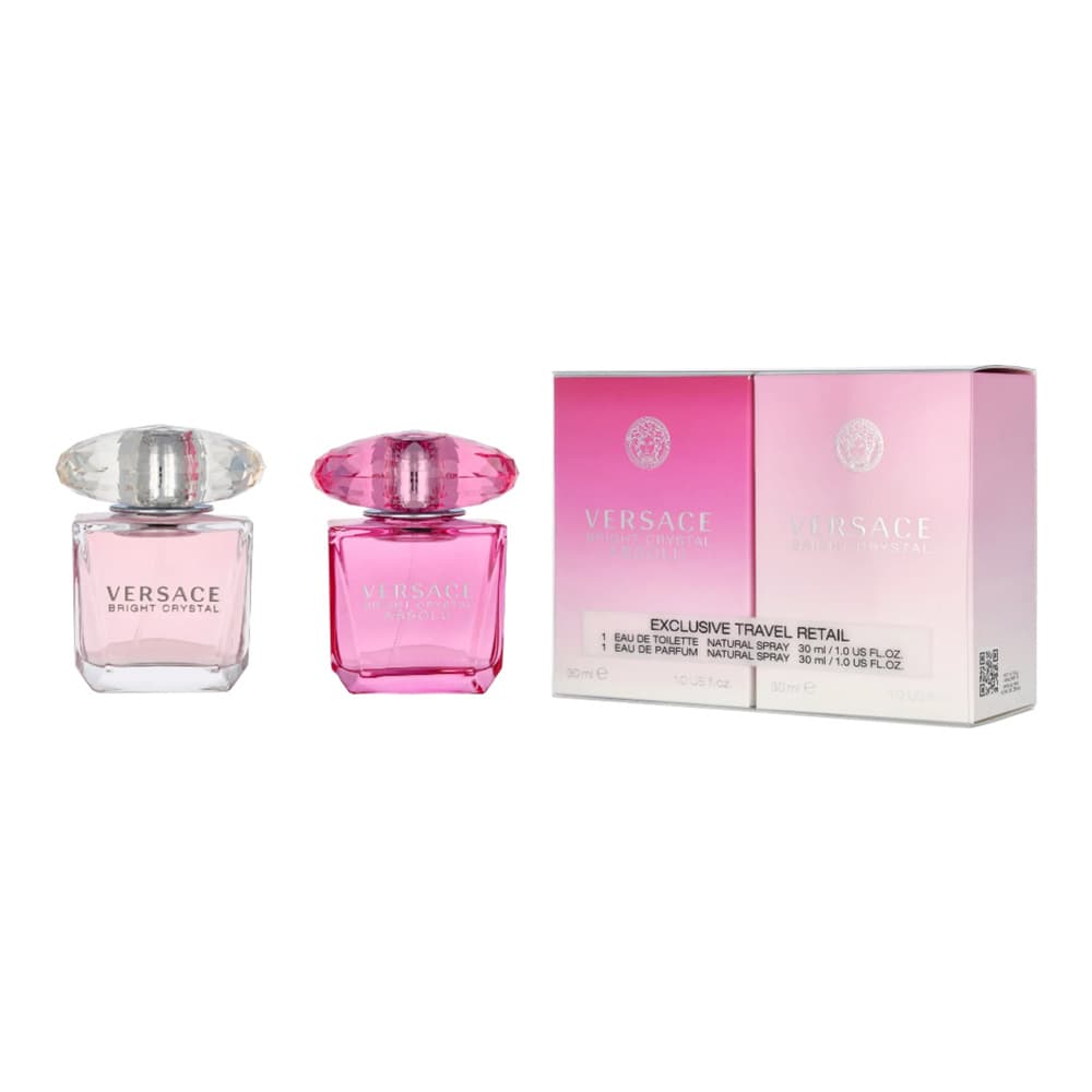 Bright Crystal zestaw - Bright Crystal woda toaletowa + Versace Bright Crystal Absolu woda perfumowana