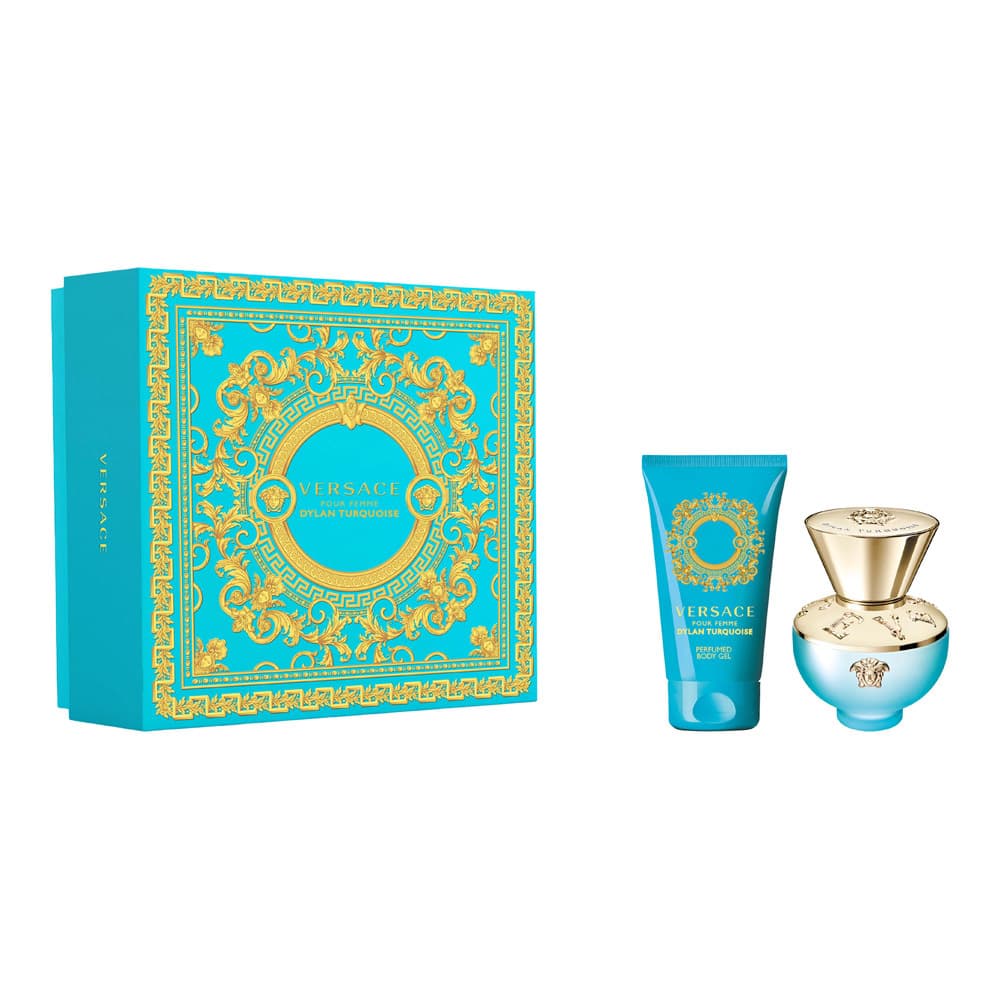 Pour Femme Dylan Turquoise zestaw - woda toaletowa + żel do ciała