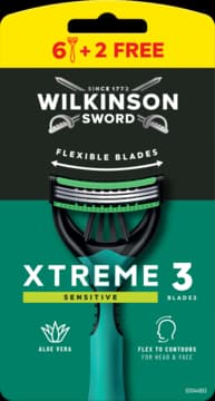 Xtreme 3 Sensitive maszynki do golenia dla mężczyzn, 3 ostrzowe