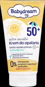 Extra Sensitive krem do opalania, wodoodporny, SPF 50+