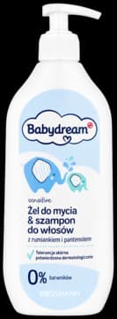 Sensitive żel do mycia i szampon do włosów, z rumiankiem i pantenolem