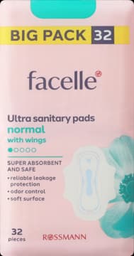 podpaski higieniczne ze skrzydełkami, Ultra Normal