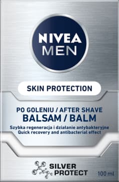 Skin Protection Silver Protect balsam po goleniu, szybka regeneracja i działanie antybakteryjne