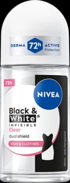 Black & White Invisible antyperspirant w kulce, dla kobiet, 72h, Clear