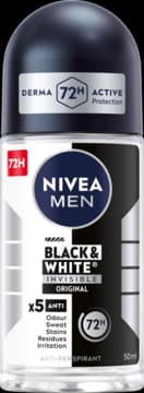 Black & White Invisible antyperspirant w kulce, dla mężczyzn, 72h, Original