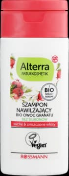 szampon do włosów, nawilżający, Granat i Aloes
