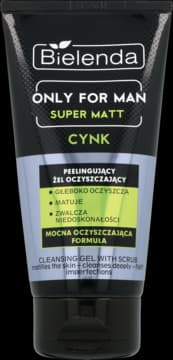 Only For Man Super Matt żel do mycia twarzy, peelingujący, oczyszczający