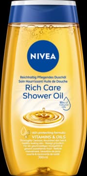 Rich Caring olejek pod prysznic, zawierający 55% naturalnych olejków
