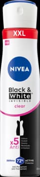 Black & White Invisible antyperspirant w sprayu, dla kobiet, 72h, Clear