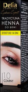 Eyebrow Expert henna do brwi, tradycyjna, nr 1.0 Czarny
