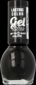 Lasting Color Gel Shine lakier do paznokci, nr 080 Fatal Black