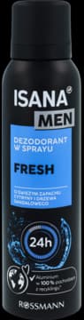 dezodorant w sprayu, dla mężczyzn, 24h, Fresh