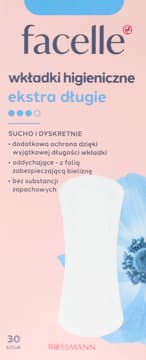 wkładki higieniczne, Ekstra Długie