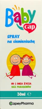spray na ciemieniuchę od 1. dnia życia
