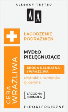 Cera Wrażliwa mydło w kostce, pielęgnujące, hipoalergiczne, do cery wrażliwej