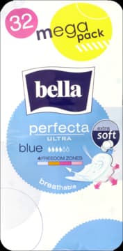 Perfecta Ultra Blue podpaski higieniczne, ze skrzydełkami