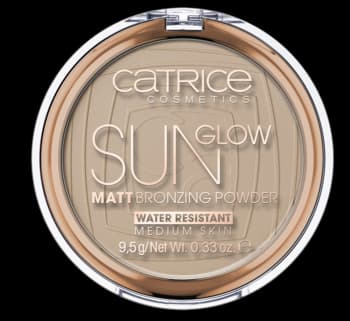 Sun Glow Matt puder do twarzy, brązujący, nr 030 Medium Bronze