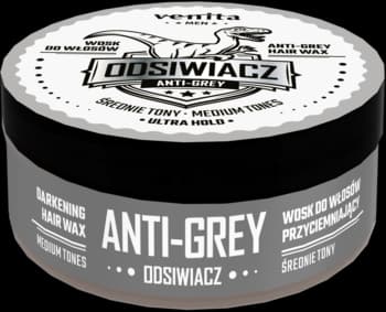 Men wosk do włosów siwych, stylizująco-przyciemniający, średnie tony