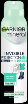 Invisible Protection Black White Colors antyperspirant w sprayu, dla kobiet, 48h, Fresh Aloe