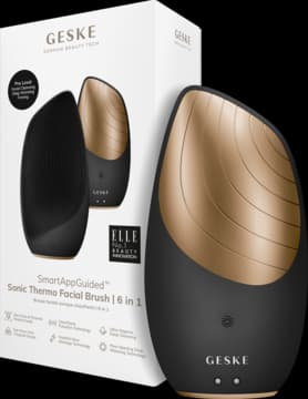 6 in 1 Sonic Thermo Facial Brush Gray