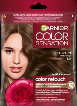 Color Retouch szampon koloryzujący do włosów, nr 5.0 Jasny Brąz