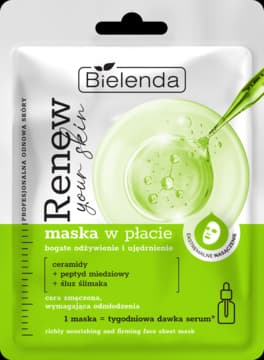 Renew Your Skin maska w płachcie, bogate odżywienie i ujędrnienie