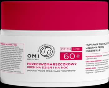 krem do twarzy, przeciwzmarszczkowy, napinająco-ujędrniający, 60+, na dzień i na noc