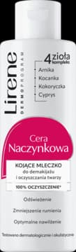 Cera Naczynkowa mleczko do demakijażu, 3w1, oczyszczająco-kojące, zmniejsza zaczerwienienia