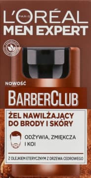 Barber Club żel do twarzy i brody, nawilżający