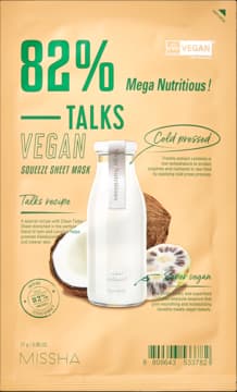 Talks Vegan maska w płachcie, odżywcza, Noni & Coconut