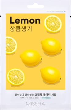 Airy Fit maska w płachcie, odświeżająco-rozświetlająca, Lemon