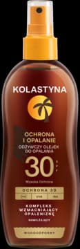 Ochrona i Opalanie olejek do opalania, odżywczy, wodoodporny, UVA, UVB, IRA, SPF 30