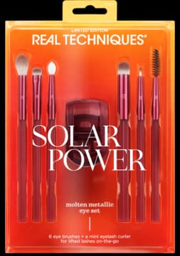 Solar Power Molten Metallic Eye Set zestaw pędzli pod oczy