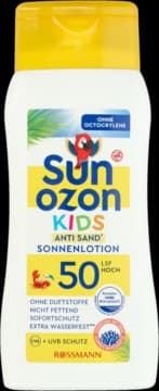 Kids mleczko przeciwsłoneczne dla dzieci, wodoodporne, UVA+UVB, SPF 50