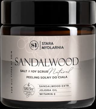 Sandalwood peeling do ciała, solny