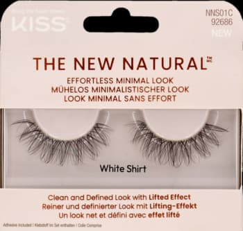 The New Natural zestaw, sztuczne rzęsy + klej, White Shirt