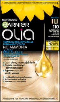 farba do włosów, trwała, bez amoniaku, nr 110 Superjasny Naturalny Blond