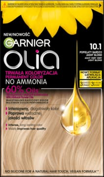 farba do włosów, trwała, bez amoniaku, nr 10.1 Popielaty Bardzo Jasny Blond