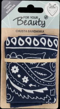 chusta bandanka, różne rodzaje