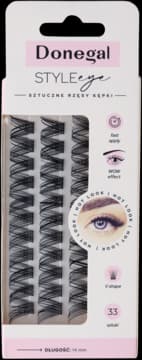 Eye Style kępki rzęs, w kształcie litery V, mimm