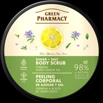 Peeling cukrowo-solny do ciała Werbena i olejek ze słodkiej cytryny