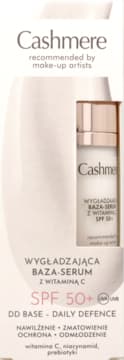 baza-serum pod makijaż z witaminą C, wygładzająca, SPF 50+