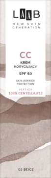 LAAB Skin Barrier Protection krem CC do twarzy, korygujący, 100% Centella B12, SPF 50, nr 03 Beige