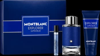 Explorer Ultra Blue zestaw dla mężczyzn, woda perfumowana + + żel pod prysznic