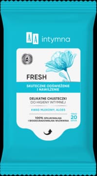 Intymna Fresh chusteczki do higieny intymnej