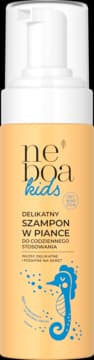 Kids szampon do włosów delikatnych i podatnych na skręt, w piance, delikatny, do codziennego stosowania, 1+