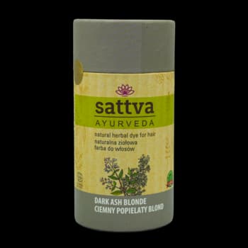 Ayurveda farba do włosów, naturalna, ziołowa, Ciemny Popielaty Blond
