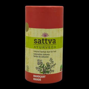Ayurveda farba do włosów, naturalna, ziołowa, Mahoń