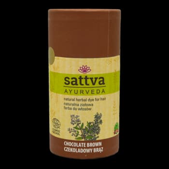 Ayurveda farba do włosów, naturalna, ziołowa, Czekoladowy Brąz