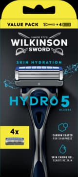 Hydro 5 maszynka do golenia dla meżczyzn, 1 rączka + 4 wkłady, 5 ostrzowa